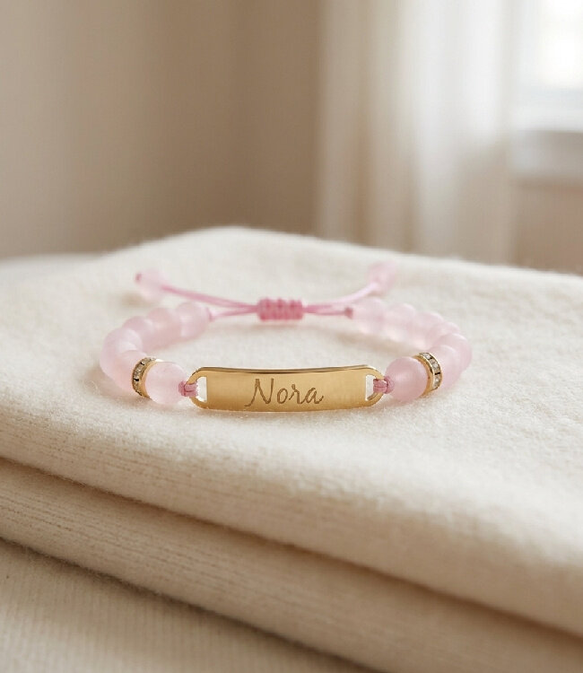 Graveer Jouw Naam Op Onze Parelarmbanden Voor Kinderen