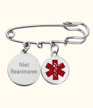 Briansa Niet Reanimeren Broche