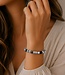 Kralen Armband Met Namen Zwarte Howliet  - Voor Dames En Mannen