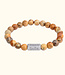 Kralen Armband Met Namen Picture Jaspis  - Voor Dames En Mannen