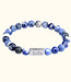 Kralen Armband Met Namen Sodaliet  - Voor Dames En Mannen