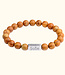 Kralen Armband Met Namen Wood Jaspis - Voor Dames En Mannen