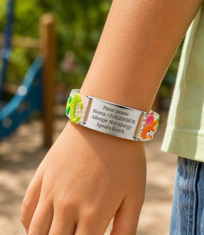 SOS Bandje Zeemeermin - Voor Kinderen