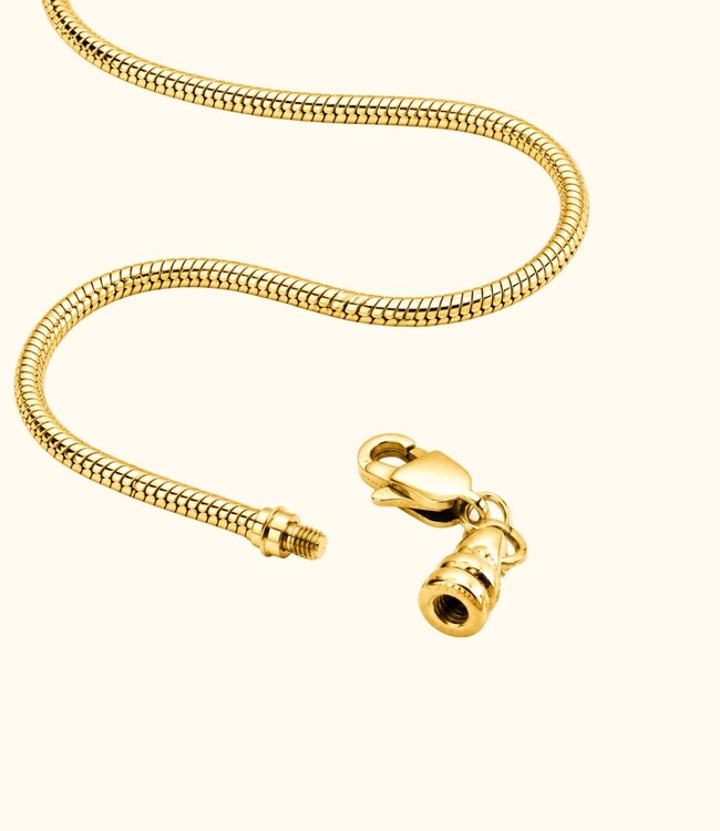 Snake Chain Ketting - Voor Bedels