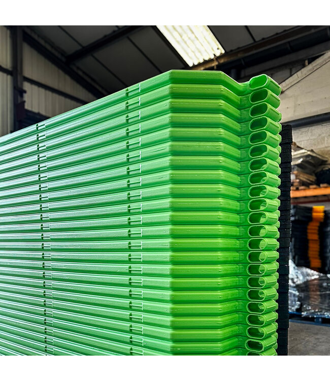 FENZO Valla de plástico verde 200 × 100 cm