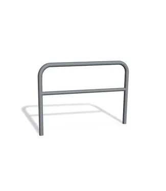Ri-Traffic Barrera peatonal de acero galvanizado en caliente Ø48 mm