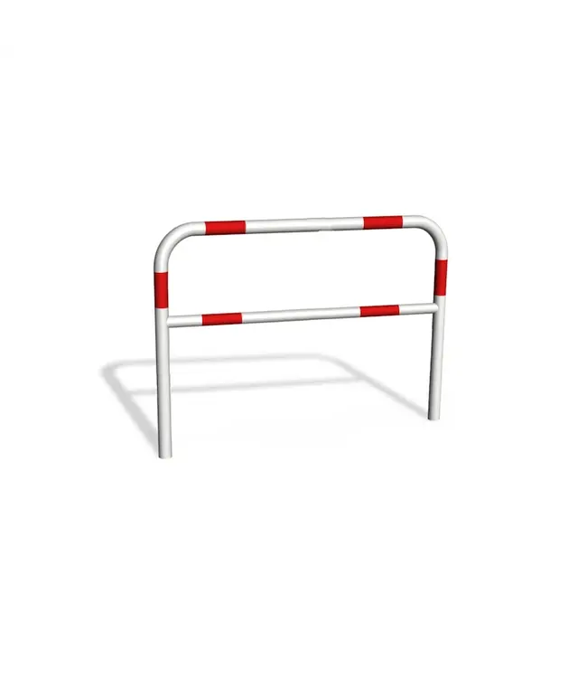Ri-Traffic Wegesperren Stahl rot-weiß Ø48 mm