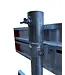 Ri-Traffic Absperrschranken Aluminium, faltbar 150 cm Breite einseitig