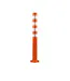 FLEXGUARD Poste flexible de señalización 100 cm naranja