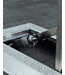 Ri-Traffic Bolardo abatible extrarresistente de acero inoxidable (inox)