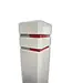 Ri-Traffic Diamond head bollard WHITE
