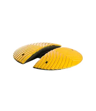 LENTO Temposchwelle element - Endstück gelb - Höhe 7 cm
