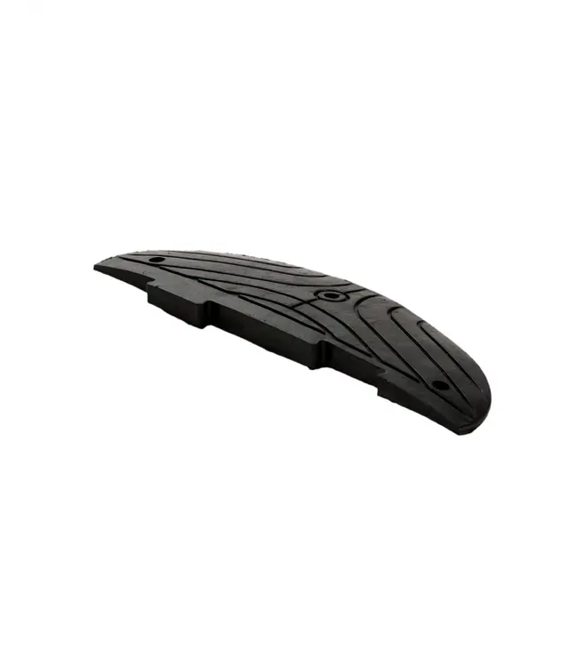 HEAVY Speed bump for heavy traffic - end piece - height 5 cm