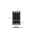 Ri-Traffic Coussin Berlinois noir 3000 x 1800 mm