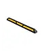 Ri-Traffic Parking separator rubber 176 cm length, yellow reflection
