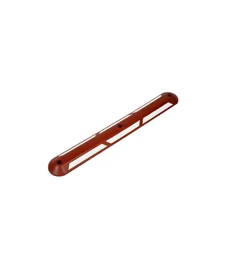 Ri-Traffic Séparateur pour piste cyclable en caoutchou - Rouge/Blanc