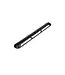 Ri-Traffic Separador de carril bici negro con reflectores blancos