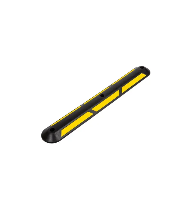 Ri-Traffic Séparateur pour piste cyclable en caoutchouc - Noir/Jaune
