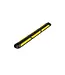 Ri-Traffic Separador de carril bici negro con reflector amarillo