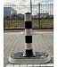 Ri-Traffic Îlot de circulation modulaire pièce d'extrémité - Noir