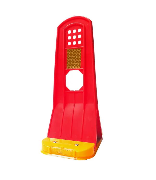 Ri-Traffic Baliza de carril naranja flexible