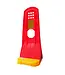 Ri-Traffic Baliza de carril naranja flexible