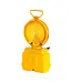 Ri-Traffic Lampe d'obstacle jaune pour 2 piles