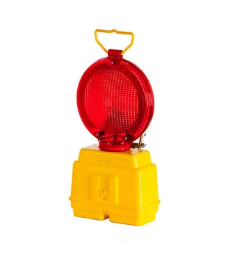 Ri-Traffic Lámpara de obstáculo roja para 2 baterías