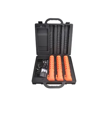 Ri-Traffic Lámpara LED para señalista de tráfico naranja (Juego de 3)