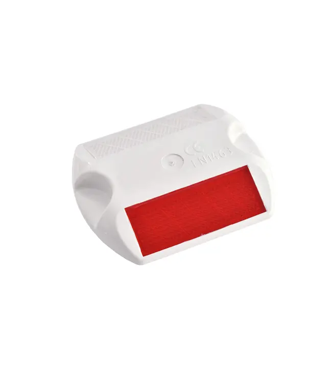 Ri-Traffic Wegdekreflector kunststof - Rood / Wit