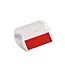 Ri-Traffic Wegdekreflector kunststof - Rood / Wit