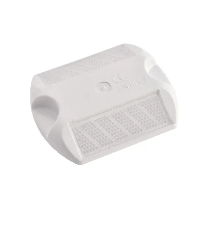 Ri-Traffic Wegdekreflector kunststof - Wit / Wit