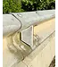 Ri-Traffic Geleiderailreflector trapezium rood/wit