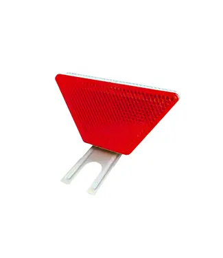 Ri-Traffic Reflector trapezoidal para guardarraíl rojo/blanco