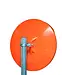Ri-Traffic Traffic mirror BASIC - diameter 50 cm - orange - with sun visor