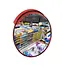 Ri-Traffic Traffic mirror BASIC - diameter 50 cm - orange - with sun visor