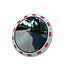 Ri-Traffic Espejo de tráfico redondo blanco/rojo Ø60 cm