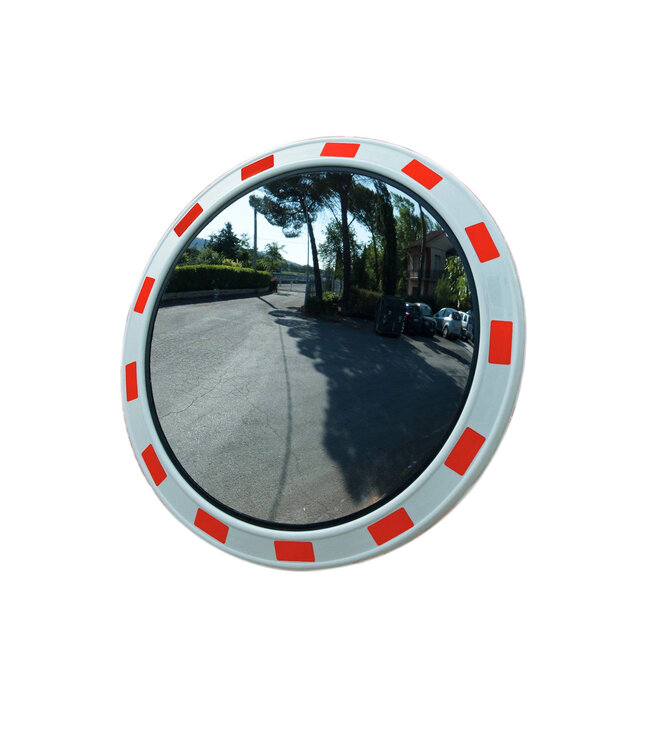 Ri-Traffic Traffic mirror - diameter 100 cm - red / white