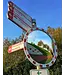 Ri-Traffic Traffic mirror - diameter 100 cm - red / white