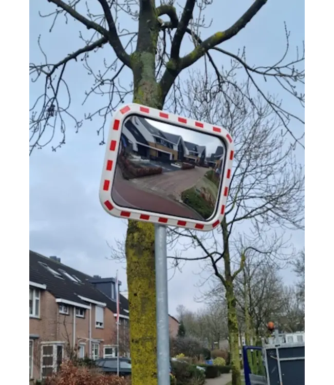 Ri-Traffic Traffic mirror - 60 x 40 cm - red / white - acrylic