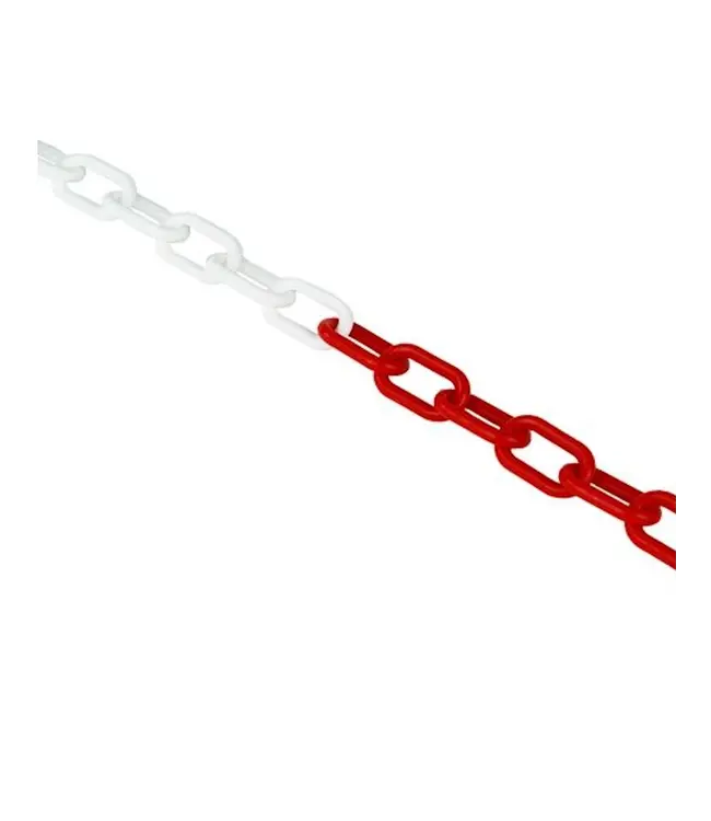 Ri-Traffic Plastic chain red/white - 6mm