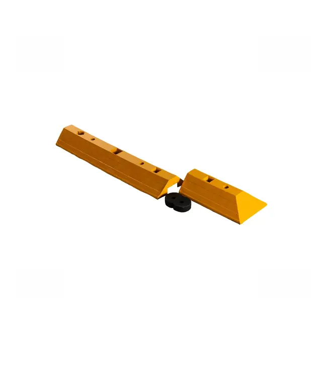 Ri-Traffic Guía de carril modular amarilla flexible