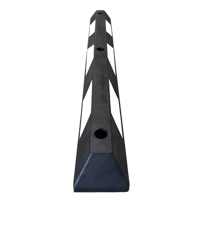 Ri-Traffic Varkensrug 120 cm - rubber - witte reflectie