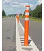 FLEXGUARD Bolardo flexible naranja de alta resistencia con anclaje al suelo