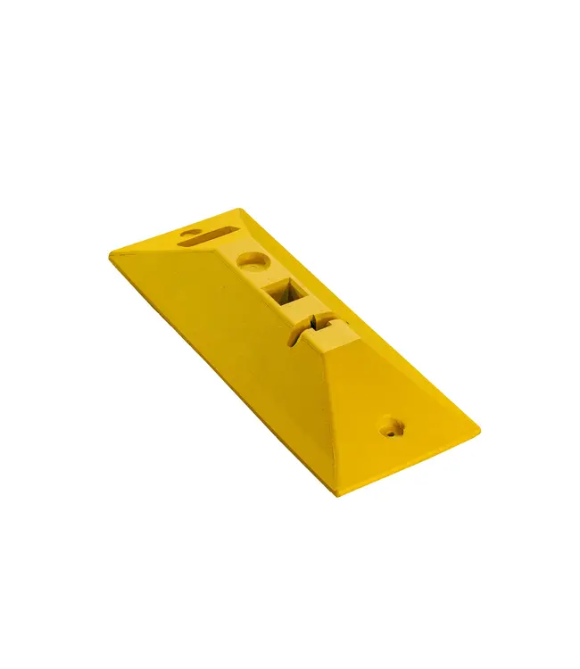 Ri-Traffic Baliza flexible para separador de carril amarilla