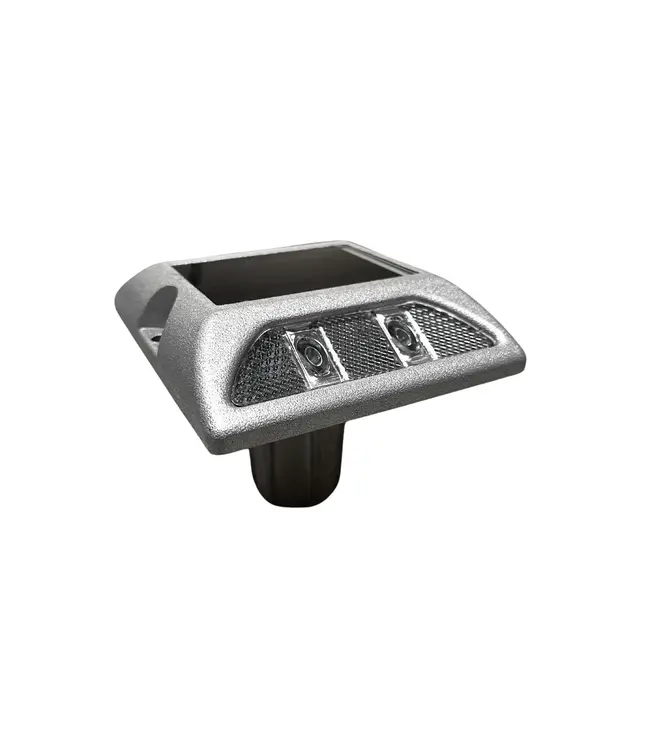 Ri-Traffic LED Solar wegdekreflector - Wit/Wit