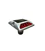 Ri-Traffic LED Plot routier solaire - Rouge / Blanc