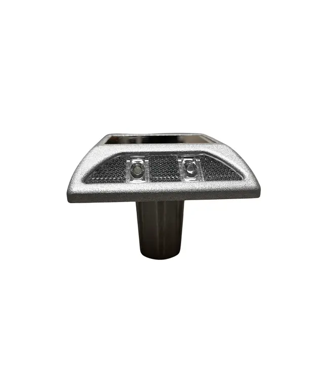 Ri-Traffic LED Plot routier solaire - Rouge / Blanc