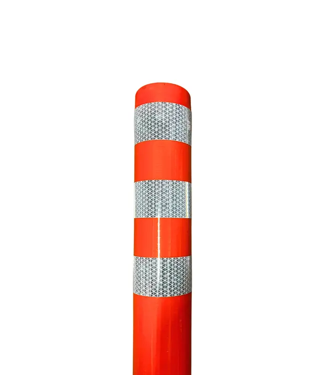 FLEXGUARD Bolardo flexible naranja de alta resistencia con anclaje al suelo