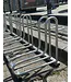 Ri-Traffic Aparcabicicletas FAHRRAD de acero inoxidable con soportes en forma de L para un estacionamiento seguro y estable de bicicletas
